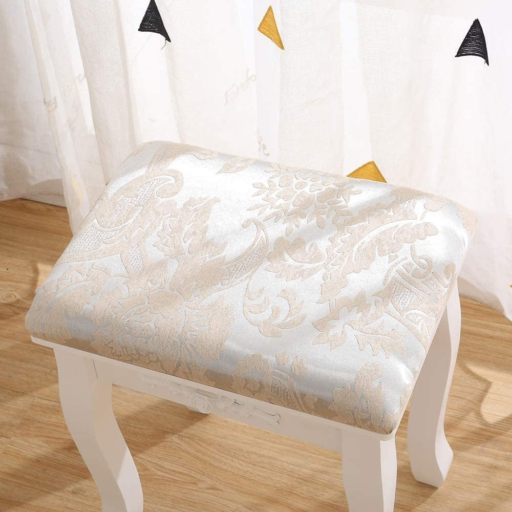 K03 Schminktisch im Barockstil mit Hocker