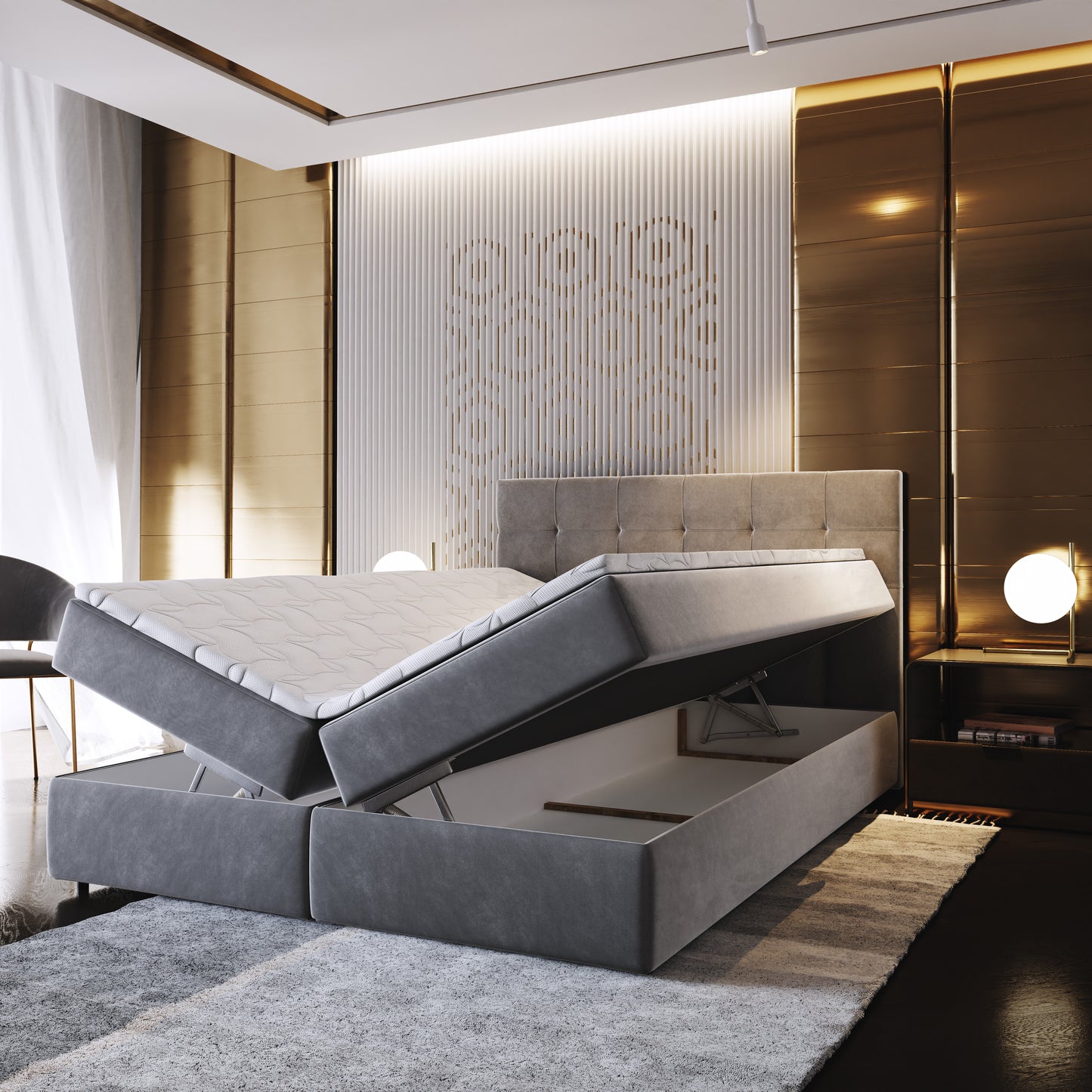 Boxspringbett Palma - in 7 Größen verfügbar