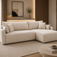 Wohnlandschaft Japandi – Modernes Design mit Bettfunktion & Stauraum
