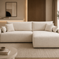 Wohnlandschaft Japandi – Modernes Design mit Bettfunktion & Stauraum