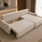 Wohnlandschaft Japandi – Modernes Design mit Bettfunktion & Stauraum