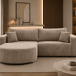 Wohnlandschaft Round One – Modernes Design mit Bettfunktion & Stauraum