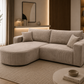 Wohnlandschaft Round One – Modernes Design mit Bettfunktion & Stauraum