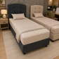 Einzelbett 90×190 cm – mit Matratze &amp; Stauraum