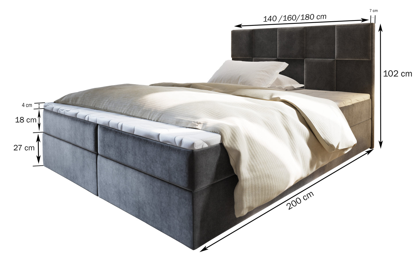 Boxspringbett Prata