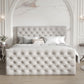 Boxspringbett Aversa mit Matratzen, Topper, Stauraum und Fußteil